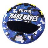 VEVOR 2 Person Towable Tube for Boating, Round Deck Tube