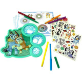 Spirograph Cyclex Studio Bluey Art Kit – Enclosed Spiral Drawing Tool, Markers & Stickers