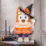Bluey Bingo as Witch Halloween Porch Greeter 24", Plush Indoor Porch Decor