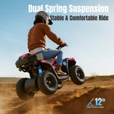 HOVER HEART XW-A19 40cc 4-Stroke Gas Youth ATV with 2-Speed Control, Disc Brakes