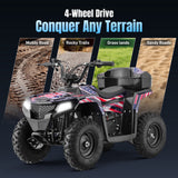 HOVER HEART XW-A19 40cc 4-Stroke Gas Youth ATV with 2-Speed Control, Disc Brakes