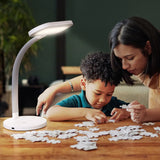 Verilux HappyLight Duo 2-In-1 Light Therapy & Task Desk Lamp, Stress Support