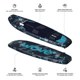 Wave Recon 3.0 Inflatable Stand Up Paddle Board Complete SUP Kit, 10'4"