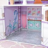 KidKraft So Dreamy Wooden Dollhouse – 2-Story 360° Playhouse with 30 Accessories