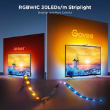 Govee Smart TV Backlight 3S for 65"–75" TVs, RGBIC+W Camera Sync LED Lights