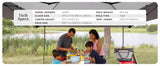 CORE 13 ft x 13 ft Instant Pop-Up Canopy Tent with Center Push Setup