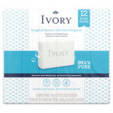 Ivory Gentle Bar Soap Original Scent 12 Pack, 99.44% Pure Paraben Free Cleanser