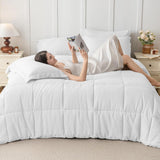 Lightweight Cooling Quilted Comforter, All Season Down Alternative Duvet