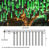 Meteor Shower LED String Lights, 20" 10-Tube, 540 LEDs, Connectable Indoor & Outdoor