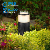 LEONLITE 4 Pack Low Voltage LED Pathway Lights – 400 lm 5W Landscape Lighting