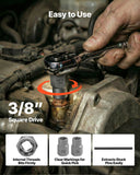 VEVOR 16-Piece Bolt Extractor Kit – Cr-Mo Impact Bolt & Nut Remover Set for Stripped, Rounded, Rusted & Damaged Fasteners