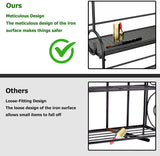 Foldable 3-Tier Countertop Storage Organizer Rack – 11.8" × 5.8" × 16.6"  Metal Shelf