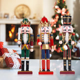 12" Wooden Nutcracker Soldier – Sword, Movable Jaw & Gift Box