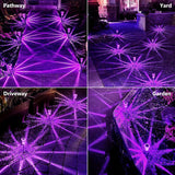 10 Pack Solar Pathway Lights – Crystal-style LED Garden Lights