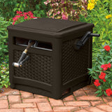 Suncast 225 ft. Smart Trak Wicker Garden Hose Reel Guide and Hideaway