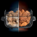 Ninja Crispi Pro 6-in-1 Glass Air Fryer, 1800W Countertop Oven with 2 Glass Bowls