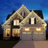 Member’s Mark 300-Ct LED Icicle Lights, 18' Lighted Length, Warm White, Cool White or Blue