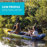 Intex Explorer K2 2-Person Inflatable Kayak Set with Aluminum Oars, Air Pump & Carry Bag