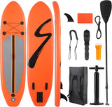 Pirecart 11' Inflatable Stand Up Paddle Board with SUP Accessories, Fishing & Surfing Paddle Board