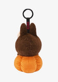 POP MART LABUBU Happy Halloween Party Sitting Pumpkin Vinyl Plush Pendant
