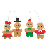 Brickcraft Bricktanicals Gingerbread Family Christmas Ornaments Building Kit, 85-Piece Set
