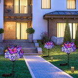 2 Pack Solar Butterfly Lights – 18 Butterfly Waterproof Solar Garden Stake Lights