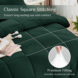 Lightweight Cooling Quilted Comforter, All Season Down Alternative Duvet