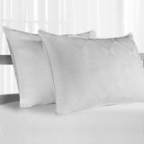 Live Comfortably Platinum Tri-Cool Memory Fiber Pillow 2-Pack – Cooling Cotton Bed Pillows