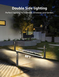 SUNVIE 4 Pack Low Voltage LED Pathway Lights – 150 lm 3 W Landscape Lighting