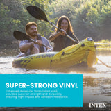 Intex Explorer K2 2-Person Inflatable Kayak Set with Aluminum Oars, Air Pump & Carry Bag