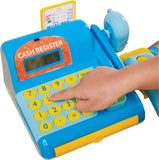 Kid Connection Supermarket Mini Market Playset – Cash Register, Shopping Cart, Play Food & Money