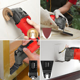 SHALL 102-Piece Oscillating Multitool Blade Kit with Storage Case