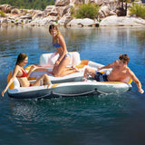 Intex Vista Inflatable Lake Island Raft Float, 94" x 81" x 20"