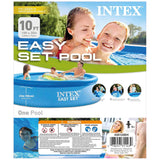 Intex Easy Set Pool, 10 ft x 30 in Inflatable Above Ground Swimming Pool, 1,018 Gallon Family Pool