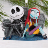 Hallmark Disney Tim Burton’s The Nightmare Before Christmas Jack and Sally with Tombstones Christmas Ornament