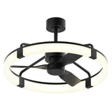 Artika Sunnyvale 28” LED Fandelier Ceiling Fan with Light and Remote, Dimmable Low Profile Modern Ceiling Fan