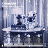 4-Pack 33 ft 100 LED Battery Operated Fairy String Lights with Remote