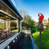 2 Pack Solar Outdoor Parrot Garden Lights – Red Decorative Solar Animal Stake Lights