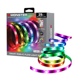 Monster Smart 25 ft LED Strip Lights, Multicolor RGB Color Flow LED Light Strip