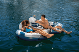Intex River Run 2 Inflatable Floating Water Tube for 2 People with Built-In Cooler
