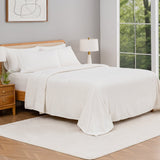 Berkshire Blanket Herringbone Plush VelvetLoft Blanket, All-Season Soft Bed Blanket