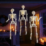 Member’s Mark 36" Pre-Lit Articulated Skeletons with 6 Light Functions, Set of 3
