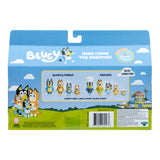 4-Pack 2.5"–3" Bluey Here Come the Grannies Poseable Figures – Madge, Janet, Rita & Gladys