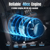 Arshin 40cc 4-Stroke Gas Youth ATV, All-Terrain 4 & Wheelers, 25 Miles Range