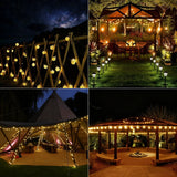 Solar Globe String Lights Outdoor, 35.6 ft 60 LED Waterproof Solar Powered Patio Lights