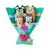 Bouquet Ruz Bluey Valentine’s Plush Set – 5 Removable Plush Friends & Heart Decoration