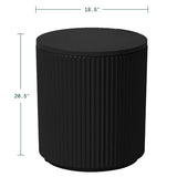 Veradek Capri Cooler Side Table – Outdoor Patio Cooler Table with Swivel Lid