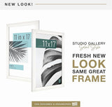 MCS Studio Gallery Picture Frame, MDF Poster Frame with Plexi Front