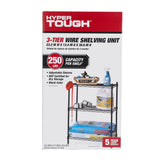 Hyper Tough 3-Tier Wire Shelving Rack, 750 lb Capacity Metal Shelf