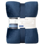 Berkshire Blanket Herringbone Plush VelvetLoft Blanket, All-Season Soft Bed Blanket